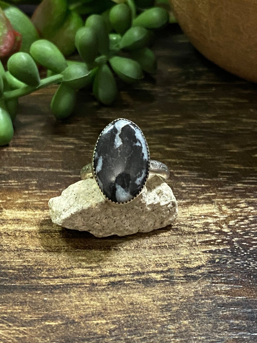 Navajo Made White Buffalo & Sterling Silver Ring Size 6.25 - Etsy