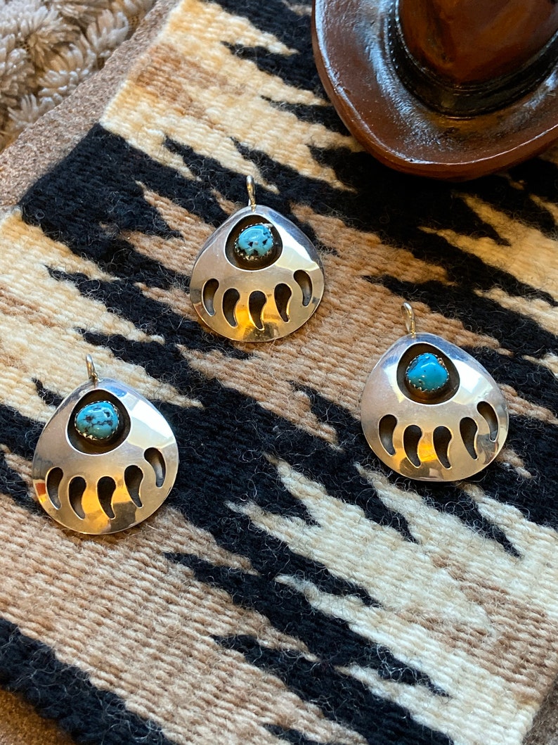 Navajo Turquoise /& Sterling Silver Pendant