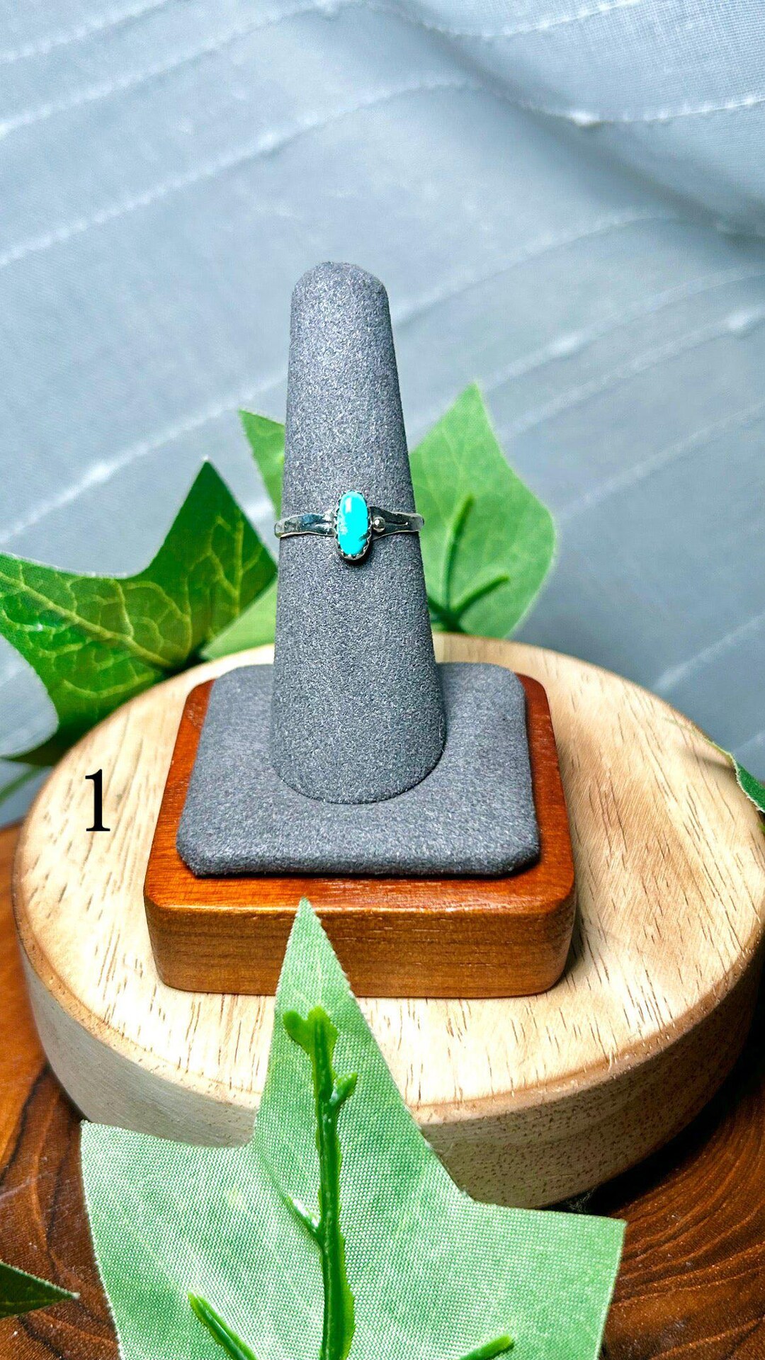 Navajo Made Kingman Turquoise & Sterling Silver Ring - Etsy