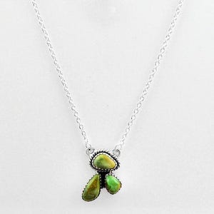 Southwest Made Sonoran Gold Turquoise & Sterling Silver Necklace