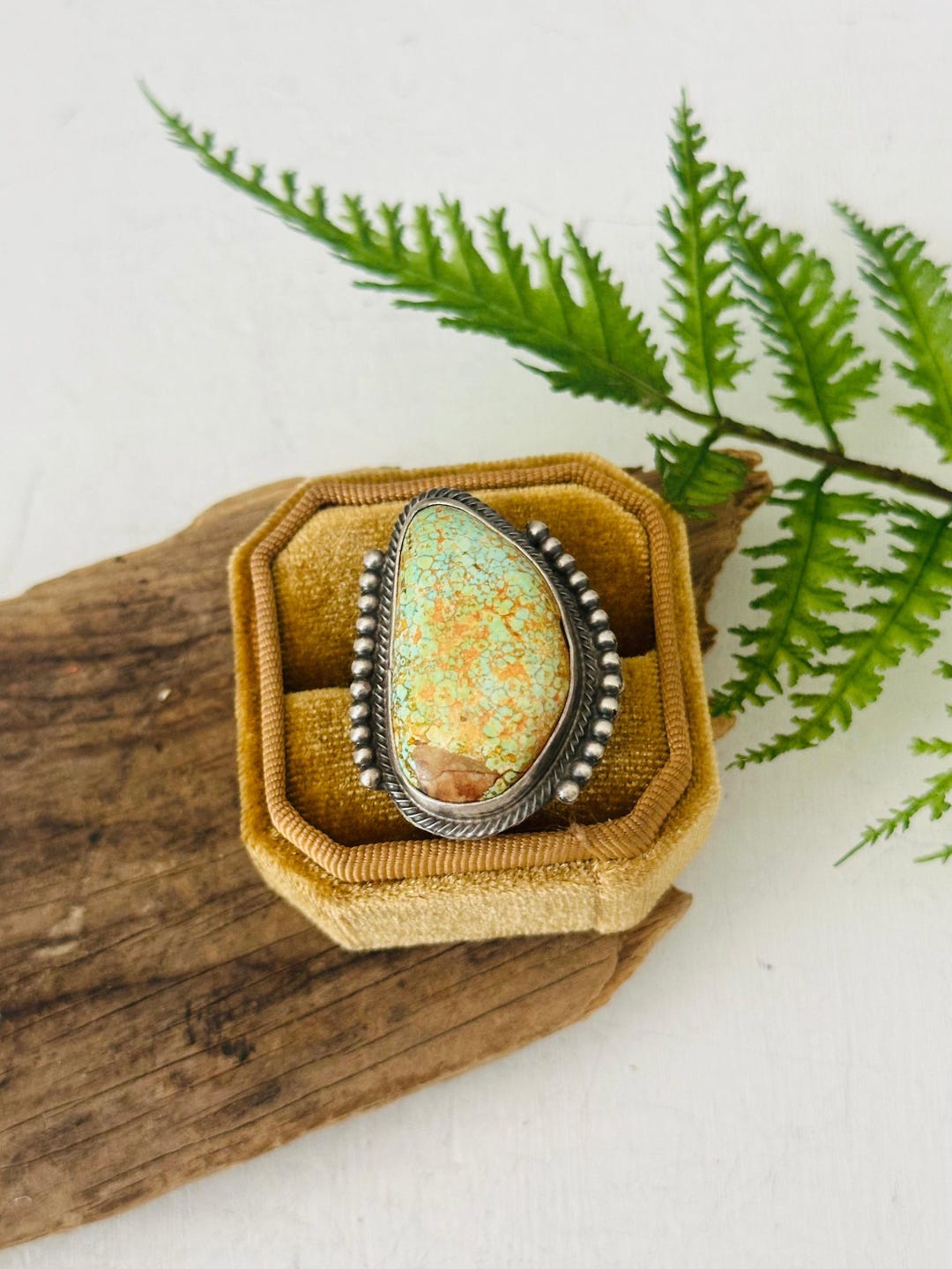 Sheila Bencenti Turquoise Brown and Sterling Pendant main image 0