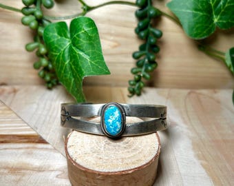 Randy Boyd Royston Turquoise & Sterling Silver Cuff Bracelet