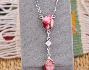 Southwest Made Multi Stone & Sterling Silver Necklace
