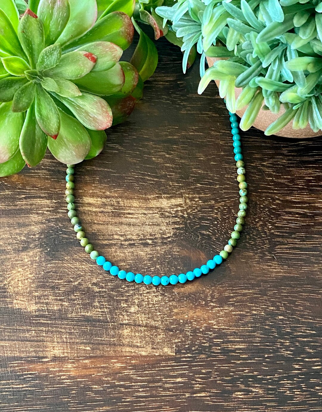 Collier Navajo En Argent Et Turquoise - Made In USA - Neuf Avec étiquettes - Style Mi-long