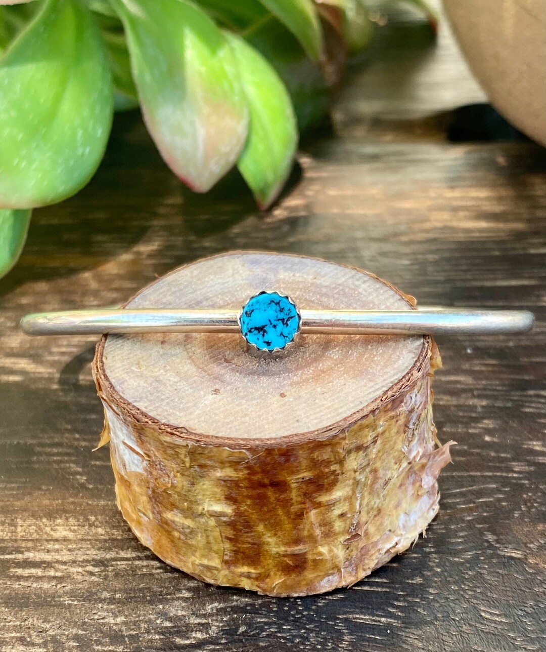 Navajo Made Kingman Turquoise & Sterling Silver Cuff Bracelet - Etsy