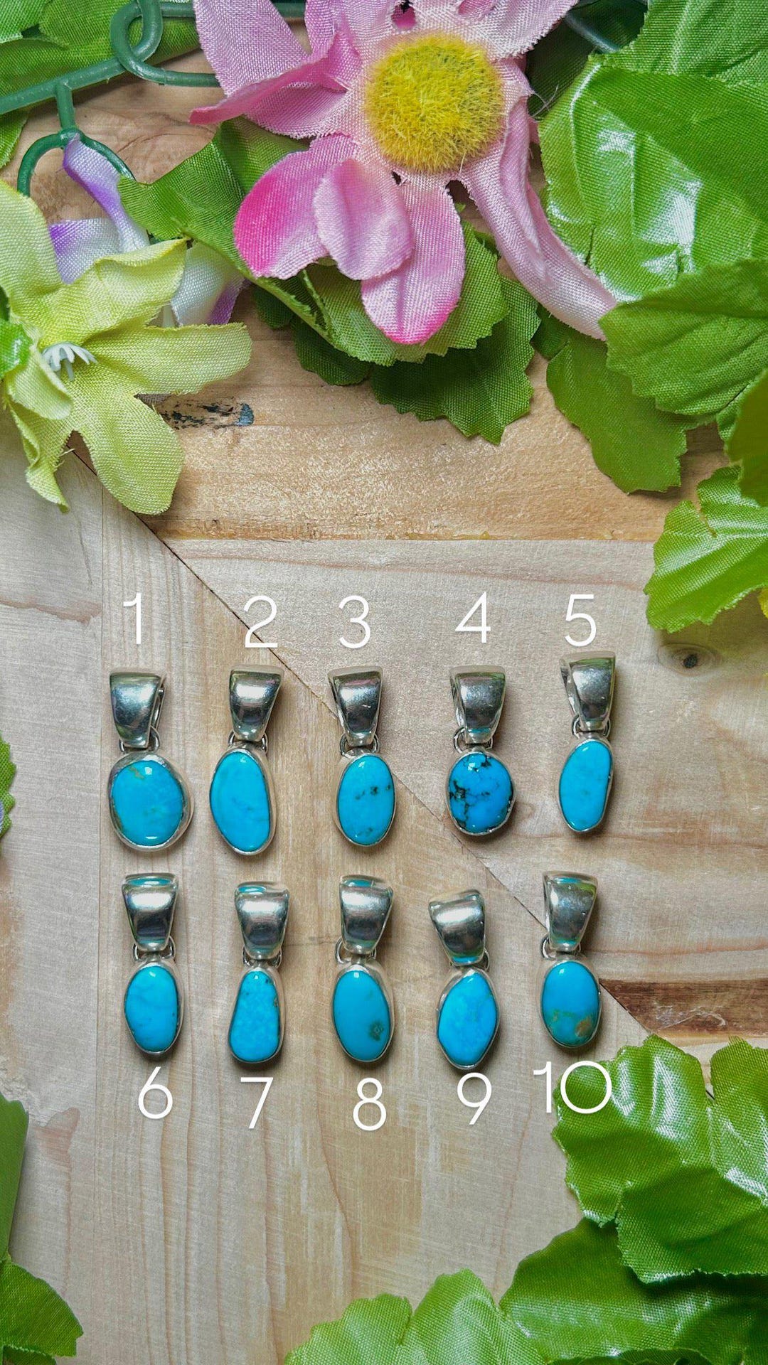 Navajo Made Kingman Turquoise & Sterling Silver Pendant - Etsy