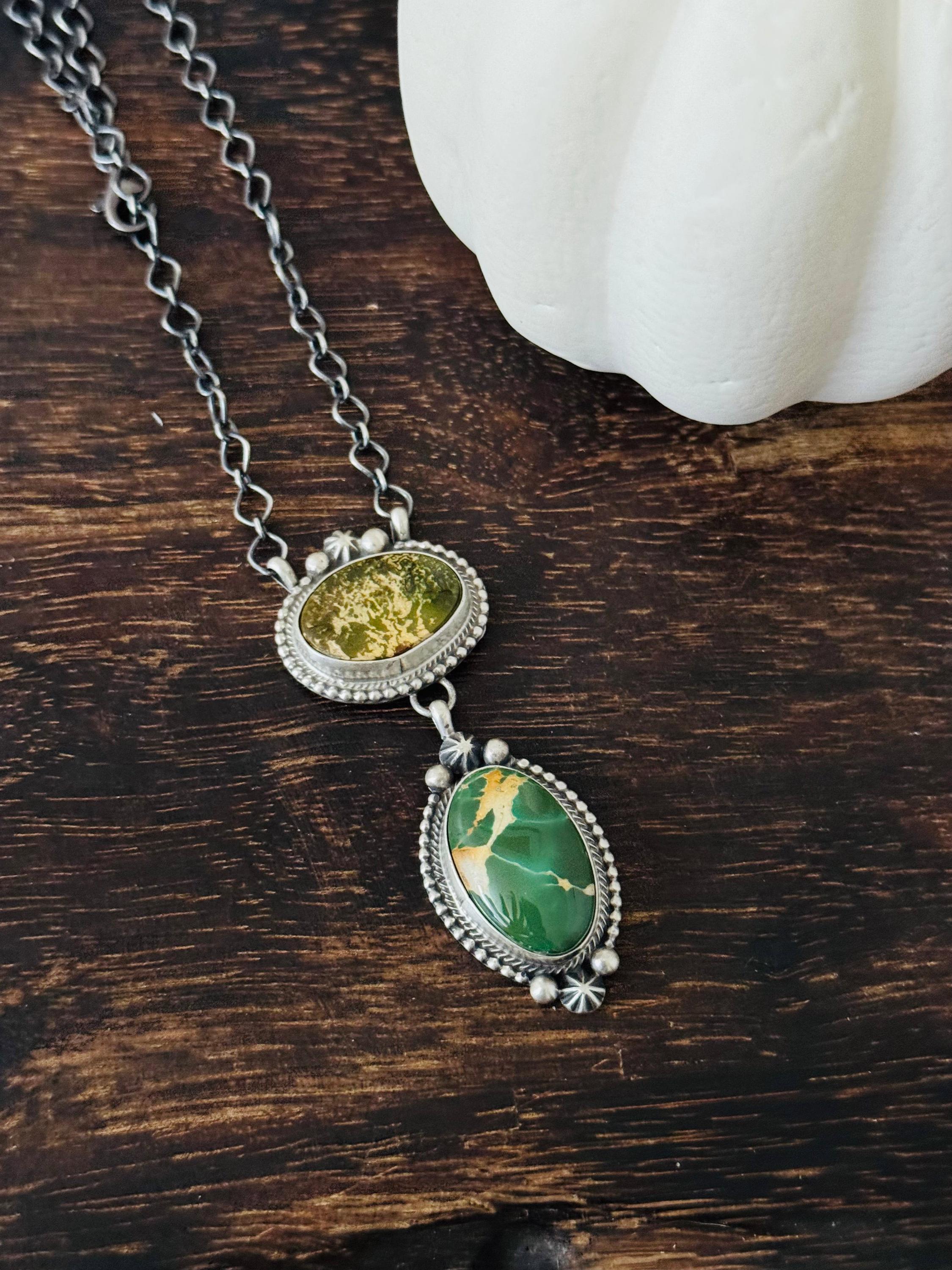 デイブ・スキーツ ロイストン ターコイズ＆スターリングシルバー