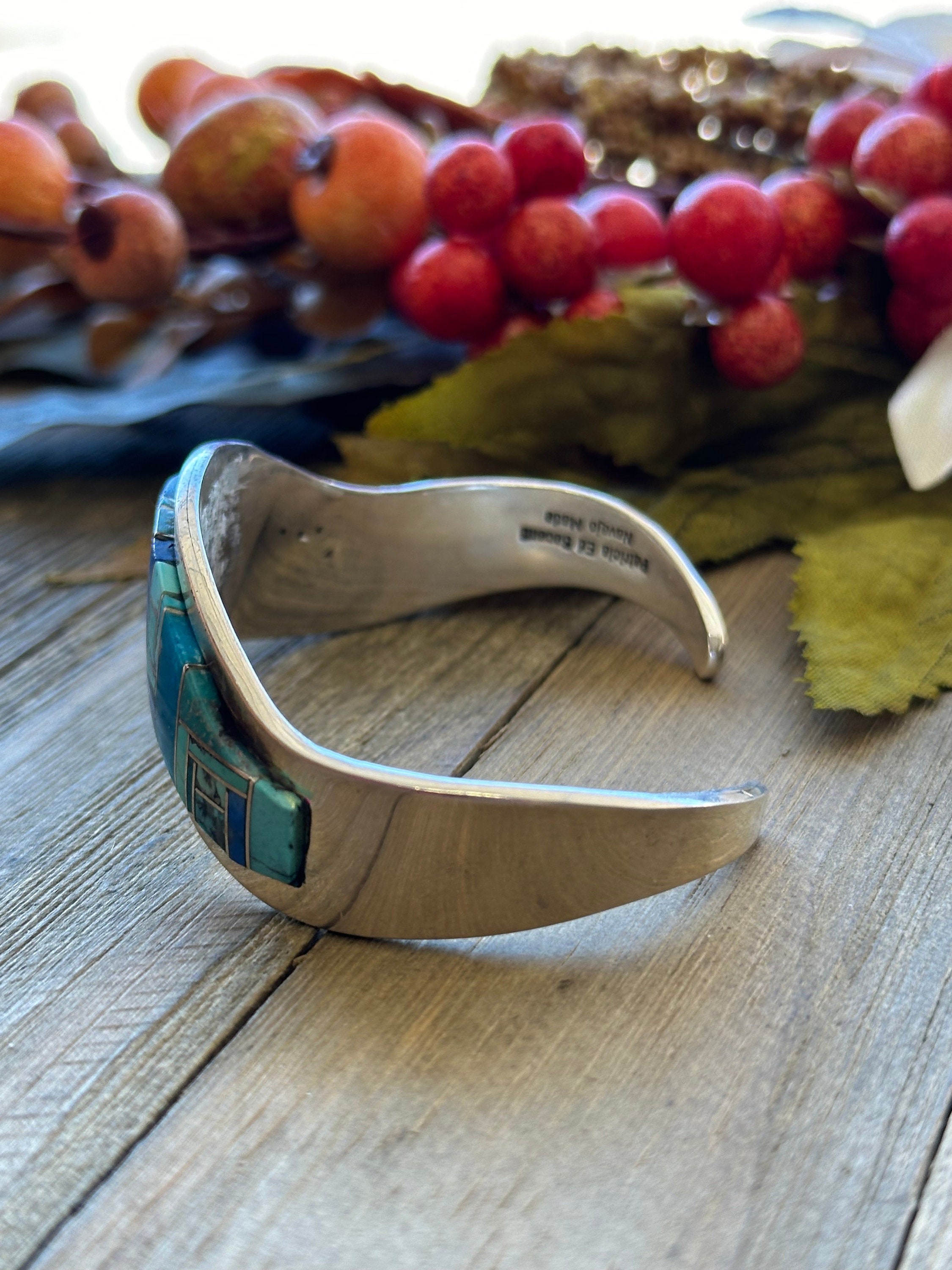 エドワード＆パトリシアビセンティ ナバホ バングル エドワード＆パトリシアビセンティ ナバホ バングル 売却済み】Edward