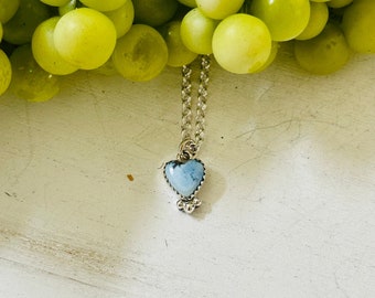 Zuidwest handgemaakte Golden Hills turquoise & sterling zilveren ketting