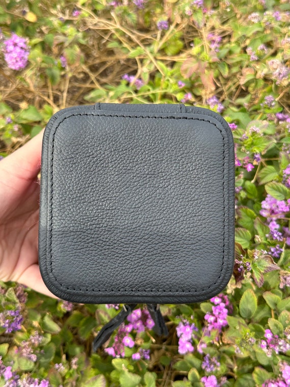Genuine Leather Cowhide & Saddle Bag Jewelry Box - image 5