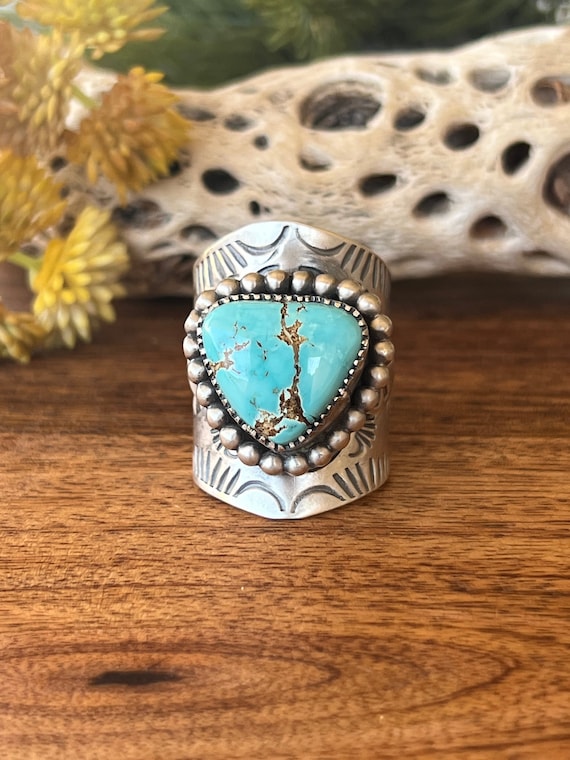 Boyd Ashley Astonishing Native American Navajo Golden Hill Turquoise Sterling Silver Bracelet Boyd Ashley Astonishing Native American Navajo Golden Hill Turquoise Sterling Silver Bracelet