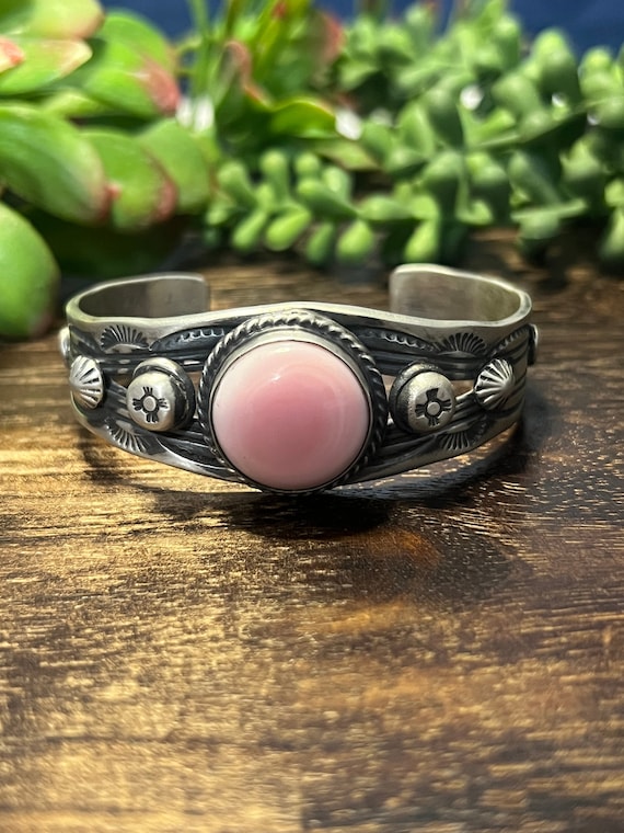 Pink cuff bracelet best sale
