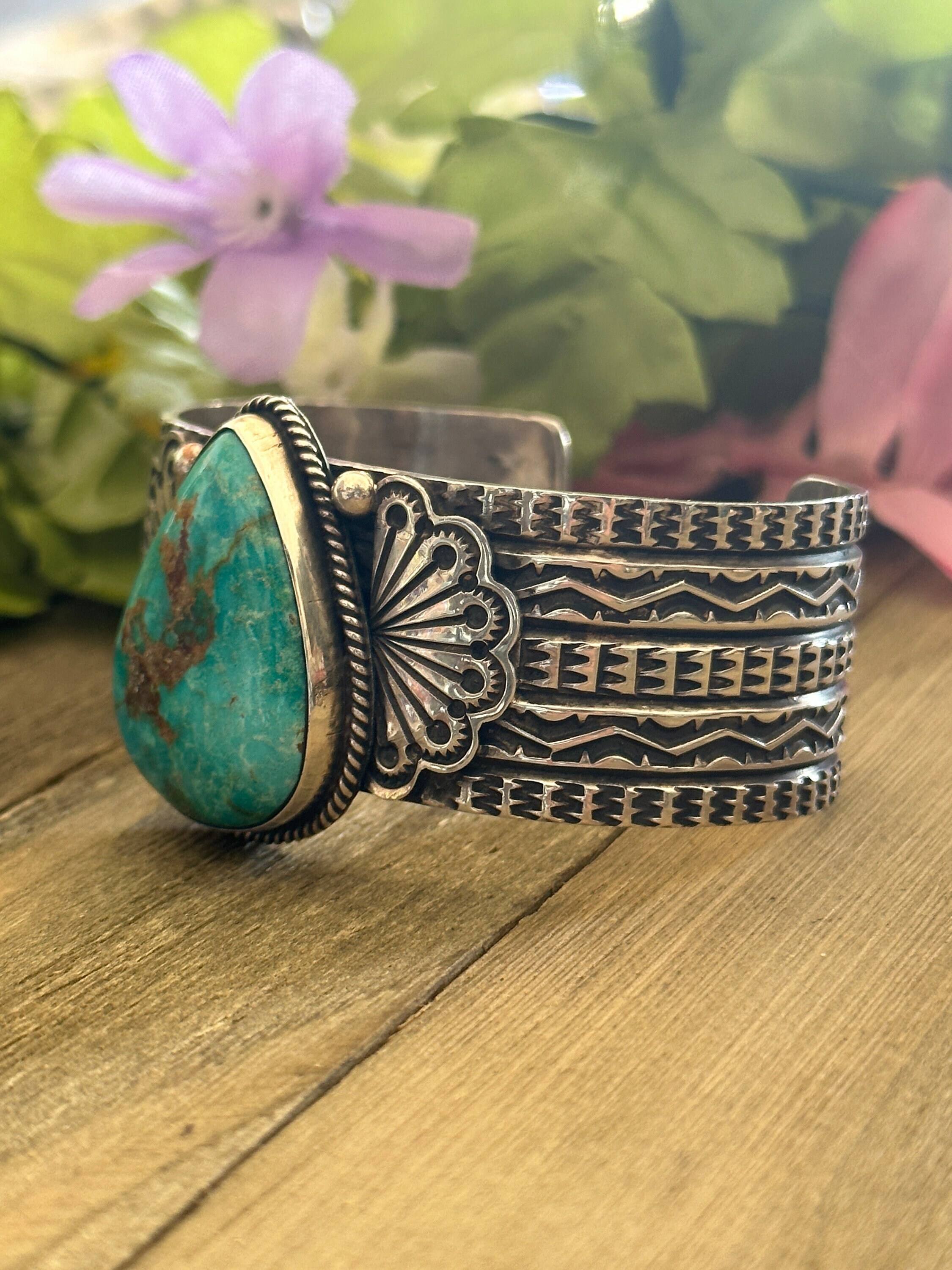 Sunshine Reeves Sonoran Mountain Turquoise & Sterling Silver Cuff