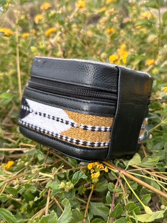 Genuine Leather Cowhide & Saddle Bag Jewelry Box - image 4