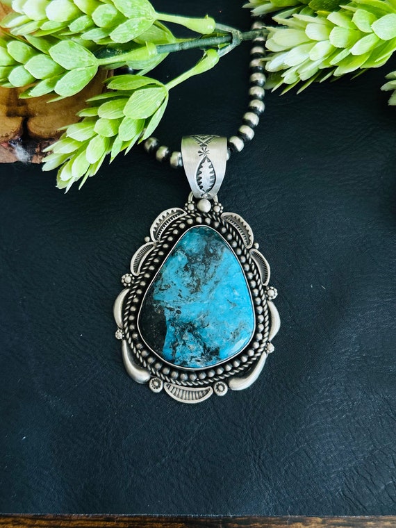 Ronald Tom Blue Ridge Turquoise & Sterling Silver 
