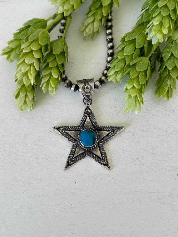 Sterling Silver Five Stone Star Pendant Sterling Silver Five Stone Star Pendant