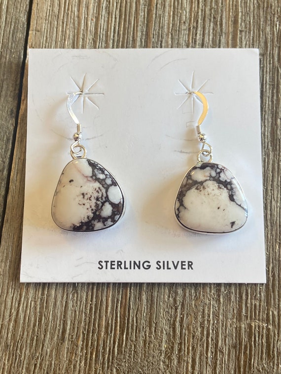 Elouise Kee Wild Horse & Sterling Silver Dangles