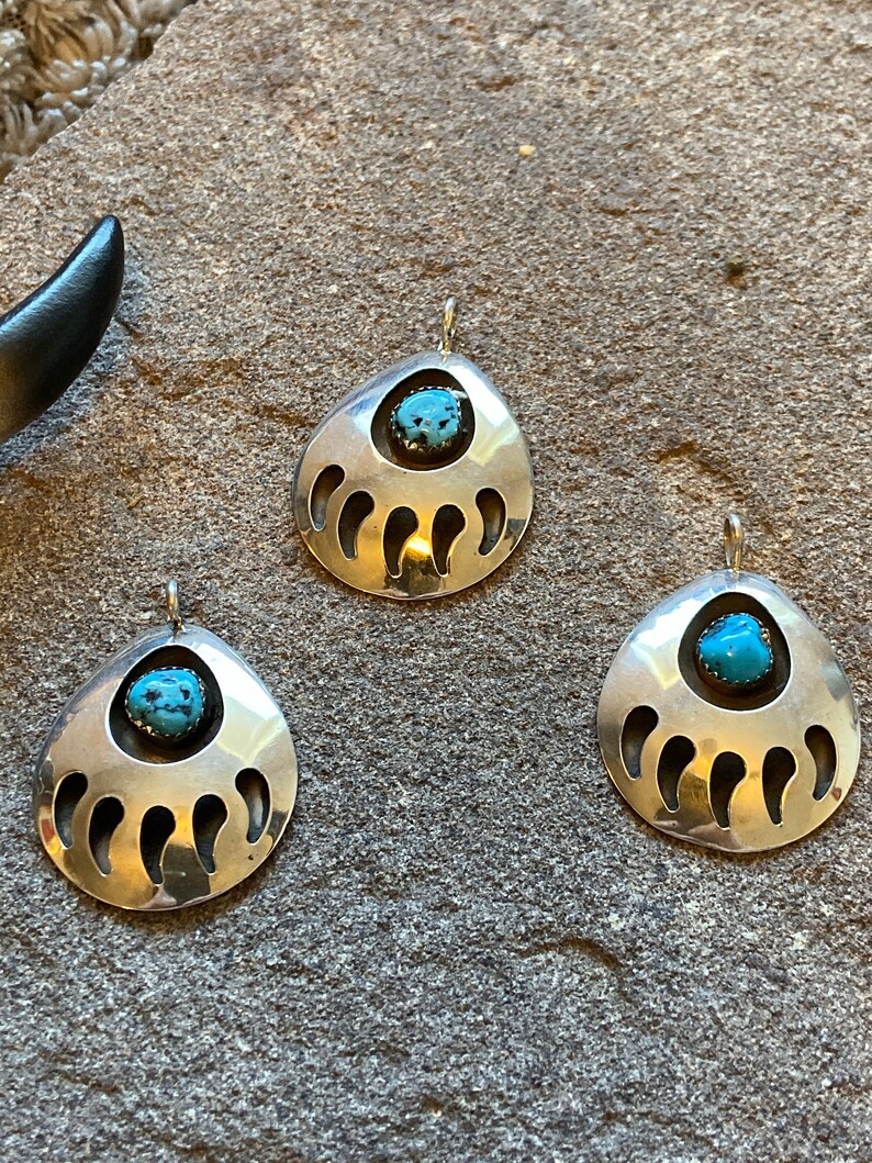 Navajo Turquoise /& Sterling Silver Pendant