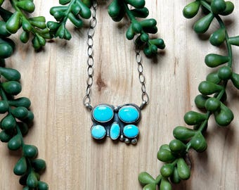 Talia Benally Blue Ridge Turquoise & Sterling Silver Necklace