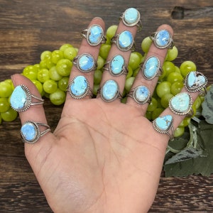 Navajo Made Golden Hills Turquoise & Sterling Silver Ring