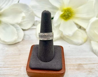 Navajo Made Sterling Silver Ring