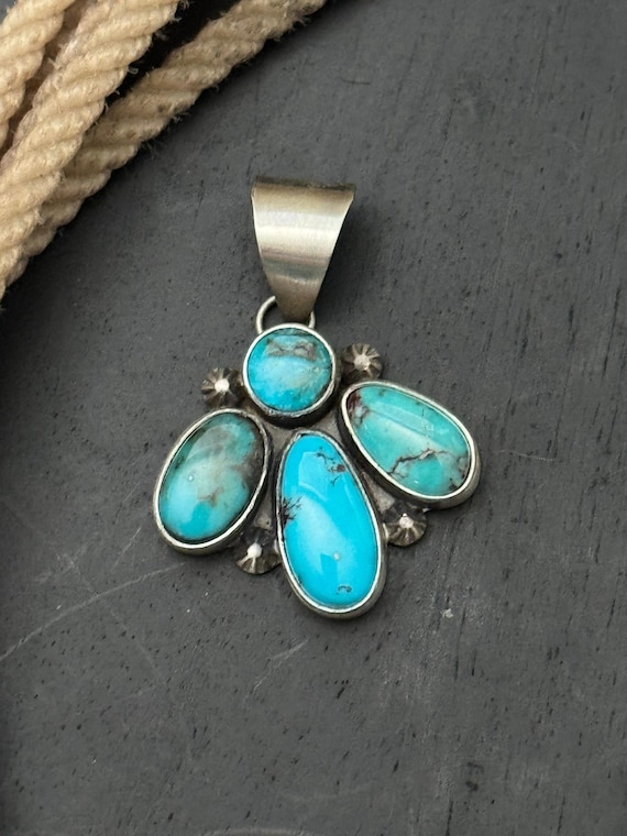 デイブ・スキーツ キングマン ターコイズ & スターリングシルバー