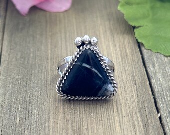 ナバホ族製ホワイトバッファロー＆スターリングシルバーリング - Etsy 日本