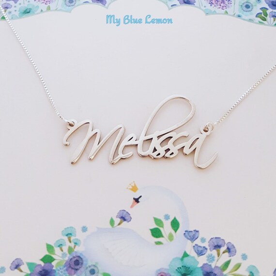 Melissa name best sale necklace
