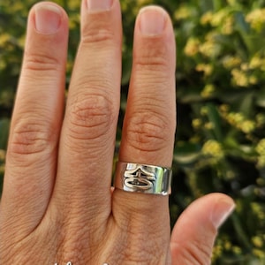Personalized Korean Sterling Silver Ring