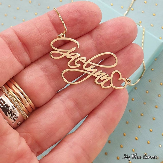 Locket Tayyaba Name Necklace Custom Diamond Name Necklace From