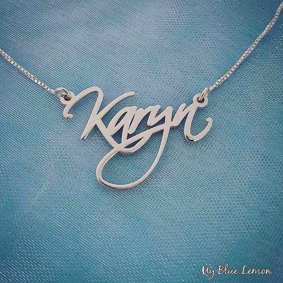 Kavya cheap name pendant
