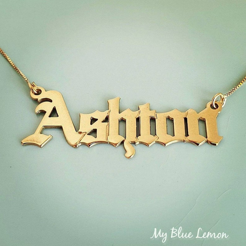 Mens nameplate necklace Clearance