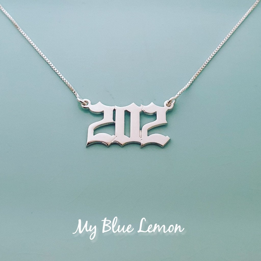 Pendant Area Code Hip Hop Chain 