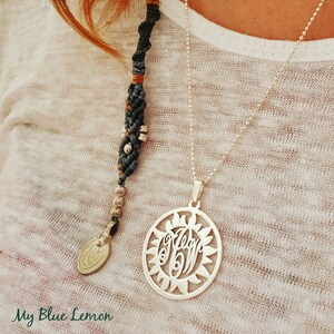 Monogrammed Pendant Necklace