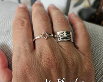 Magen David Ring - Sterling Silver 925