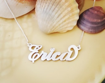 Name Necklace Silver • Order any Name!