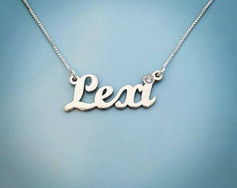Lexi name necklace sale