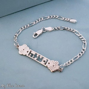 Hebrew Name Bracelet Bat Mitzvah Gift