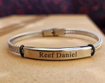 Stainless Steel Personalized unisex Bracelet