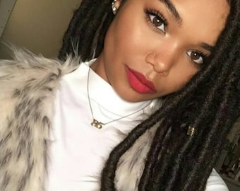 Area Code Name Necklace Any Date or Number Gold Plated