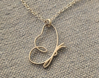 Silver Butterfly Pendant