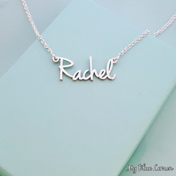 Rachel Name Necklace/ Order Any Name 