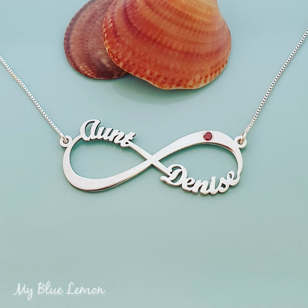 Discover Personalized Custom Infinity Name Necklace (No Stone Included)