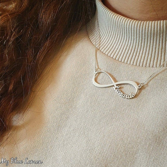 Collier Ras De Cou Personnalisé Avec Lettres En Argent
