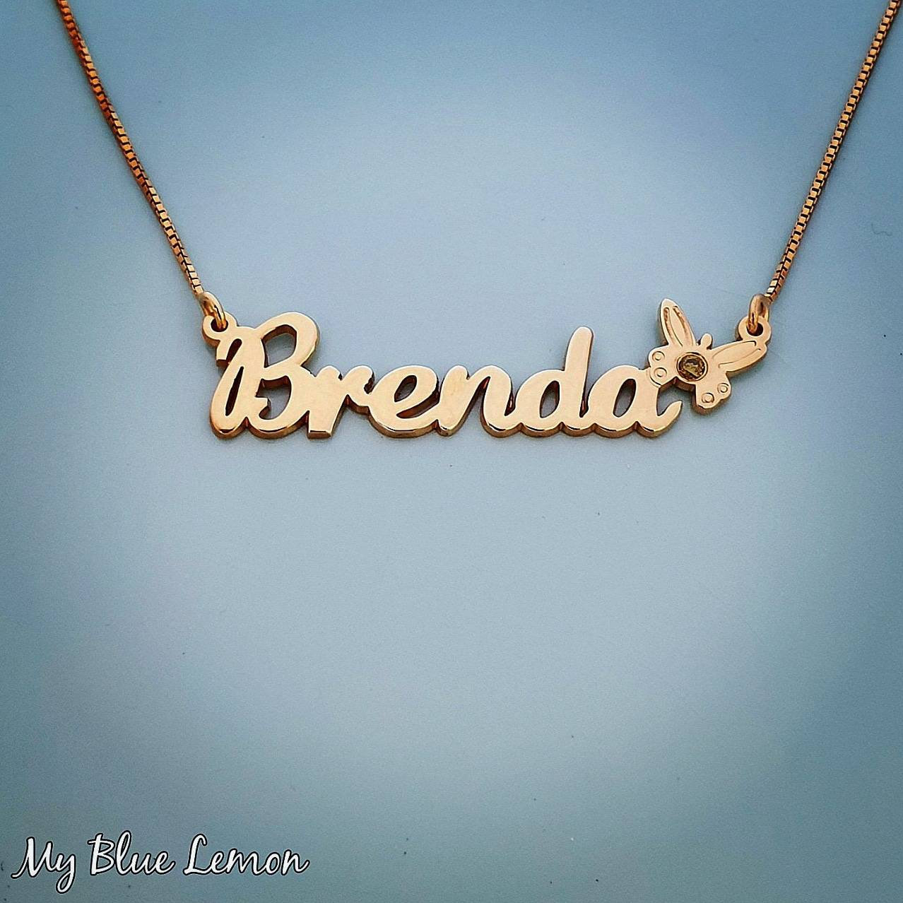 Brenda Name Necklace - Etsy UK Brenda Name Necklace - Etsy UK