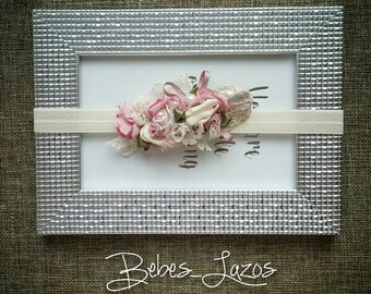 Baby ribbon with flowers