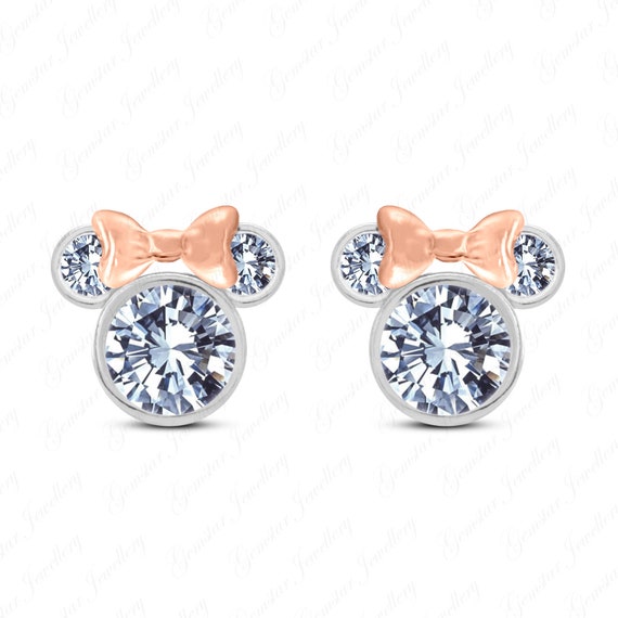 Gemstar Jewellery 14k Yellow Gold Plated Pure 925 Silver Round Blue Topaz Womens Stud Solitaire Earrings