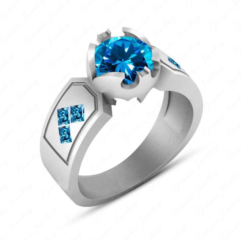 Gemstar Jewellery Round Blue Topaz 14k White Gold Over Minnie Mouse Bow Earrings In Pure 925 Silver Gemstar Jewellery Round Blue Topaz 14k White Gold Over Minnie Mouse Bow Earrings In Pure 925 Silver
