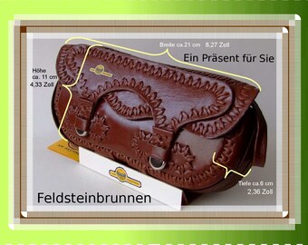 Umhängetasche Kleine Schultertasche aus echtem Leder