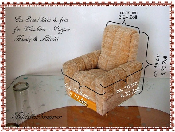 upholstered doll chair